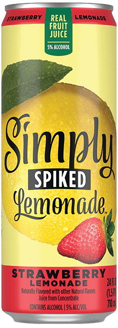 Simply Spiked Lemonade Strawberry Lemonade 24 oz | SmartLabel
