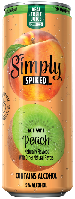 Simply Spiked Kiwi Peach 12oz can