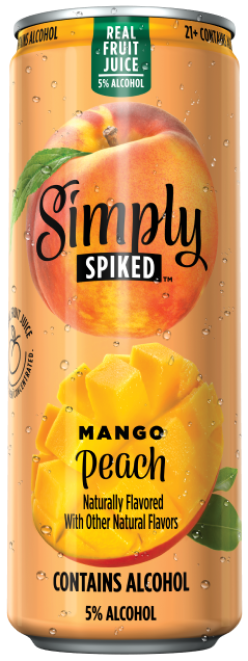 Simply Spiked Peach Mango 12 oz Can