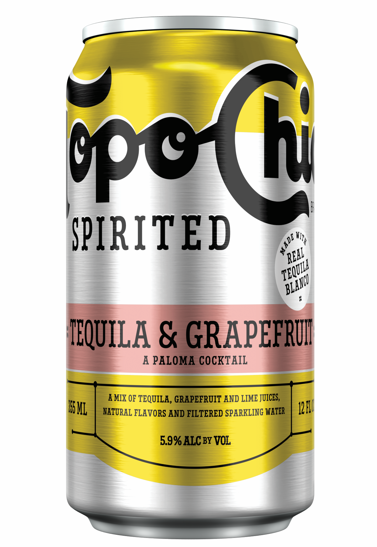 Topo Chico Spirited Tequila & Grapefruit 12Oz Can