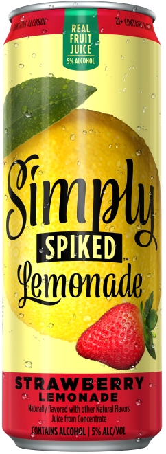 Simply Spiked Strawberry Lemonade 24 oz can