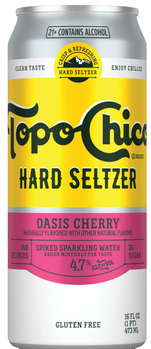 Topo Chico 16oz Oasis Cherry Can