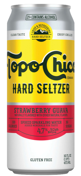 Topo Chico Hard Seltzer Strawberry Guava 16 oz | SmartLabel