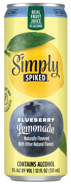 Simply Spiked Blueberry Lemonade 12oz Can Image