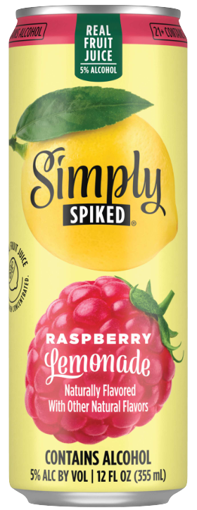 Simply Spiked Raspberry Lemonade 12oz Can Image