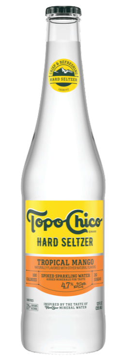 Topo Chico Hard Seltzer Tropical Mango 12 oz Bottle Image