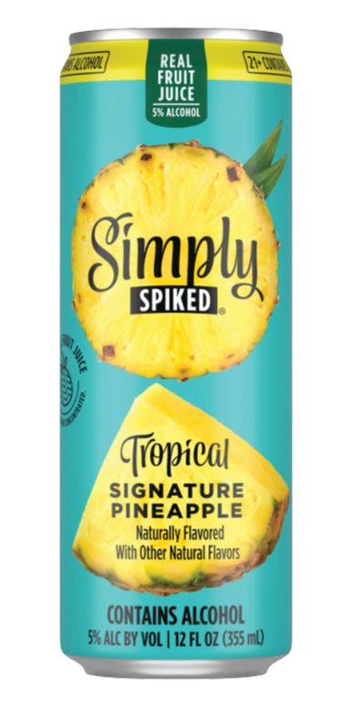 Simply Spiked Tropical Signature Pineapple 12oz Can Image