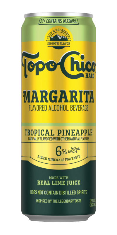 Topo Chico Hard Margarita Tropical Pineapple 6% 12oz Can